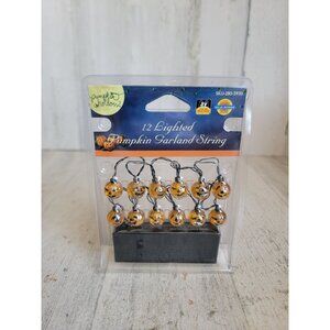 Lemax‎ pumpkin hollow Garland string village accessories Halloween